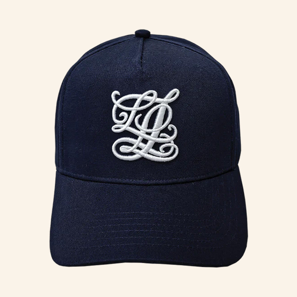 Earl Sweatshirt Merch LLL Embroidered Navy Hat Gift Ideas For Husband - Lilybirchmarket