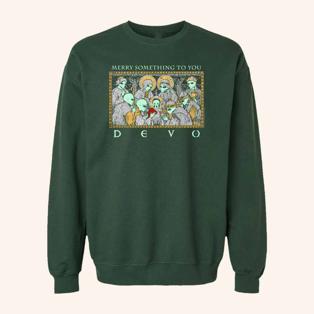 Easy Partners Merch DEVOlved Nativity Merry Something To You Sweatshirt Gift For Fans - Lilybirchmarket
