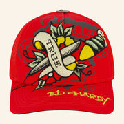 Ed Hardy Merch Black Rose Trucker Hat Ed Hardy Hat Christmas Gifts For Friend - Lilybirchmarket