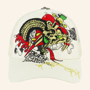 Ed Hardy Merch Dagger Snake Trucker Hat Ed Hardy Hat Christmas Presents For Boyfriend - Lilybirchmarket