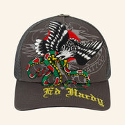 Ed Hardy Merch Eagle Snake Trucker Hat Ed Hardy Hat Christmas Presents For Him - Lilybirchmarket