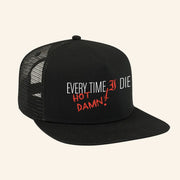 Edit Merch Every Time I Die Hot Damn Trucker Snapback Hat Gifts For Brother - Lilybirchmarket