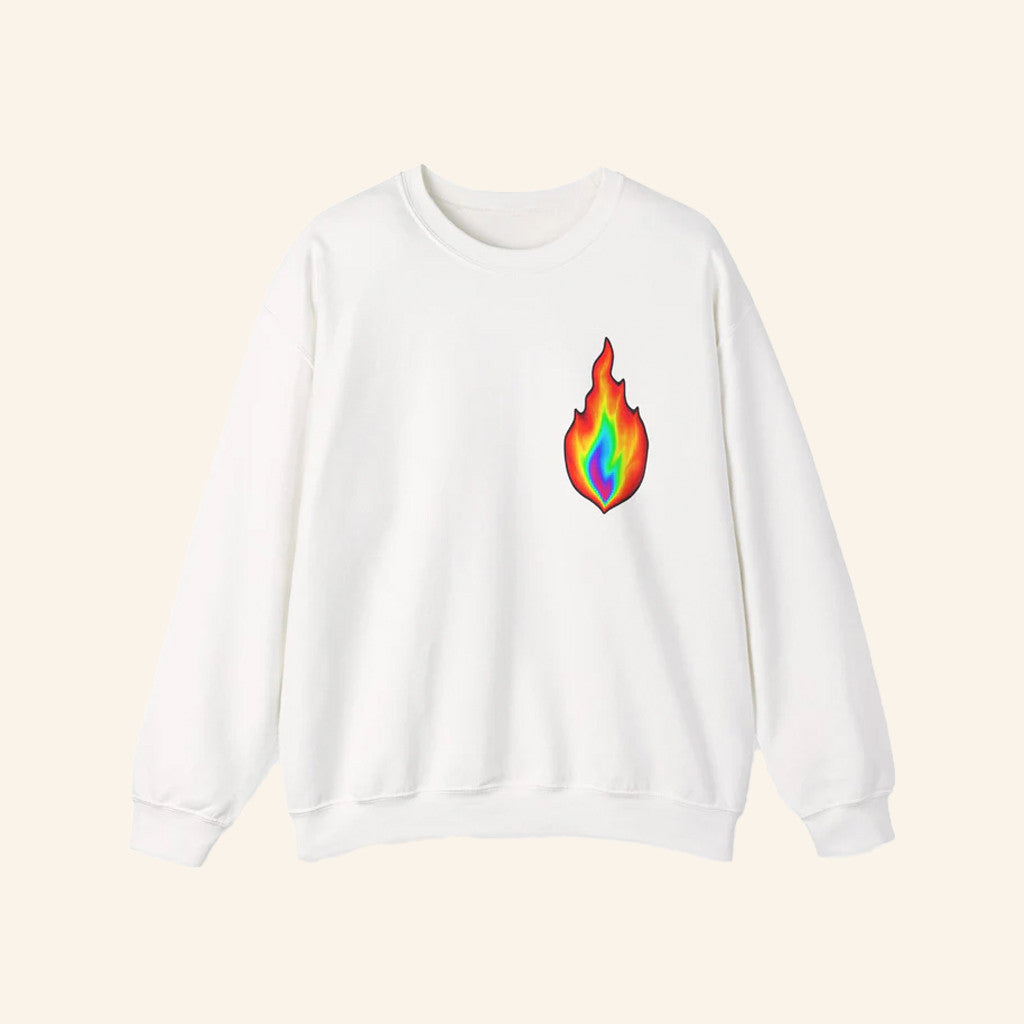 Einsof Vision Merch Heart Ablaze Sweatshirt Best Gifts For Boyfriend - Lilybirchmarket