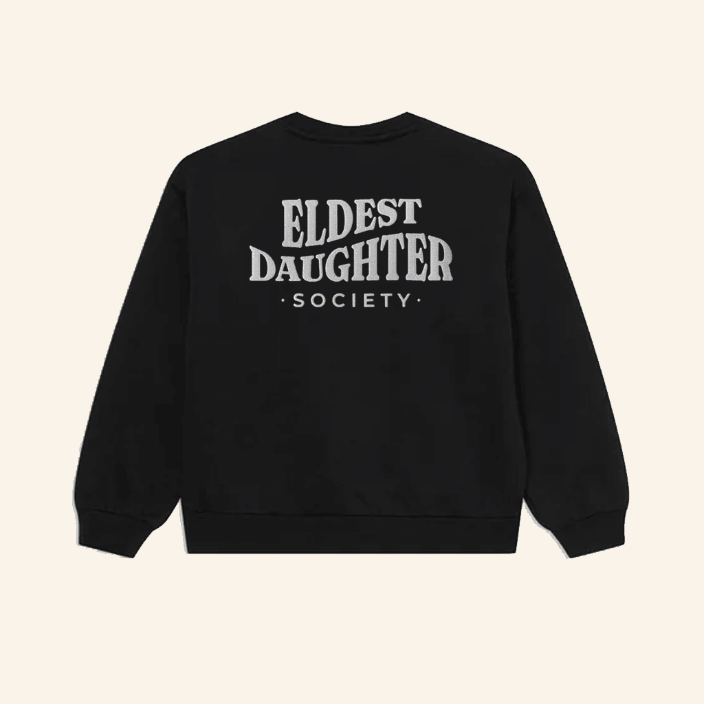 Eldest Daughter Merch Cropped Sweatshirt Birthday Gift Ideas For Her - Lilybirchmarket