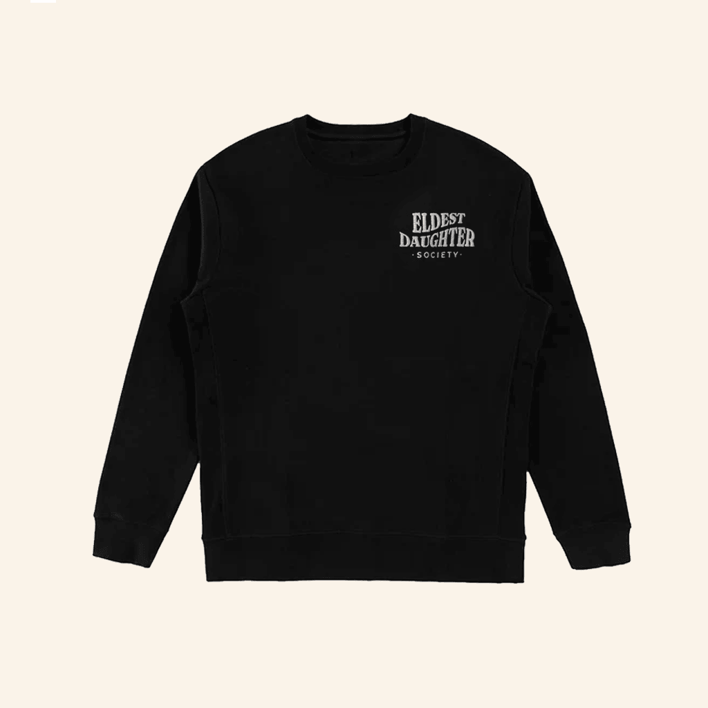 Eldest Daughter Merch Cropped Sweatshirt Christmas Gift Ideas For Girlfriend - Lilybirchmarket