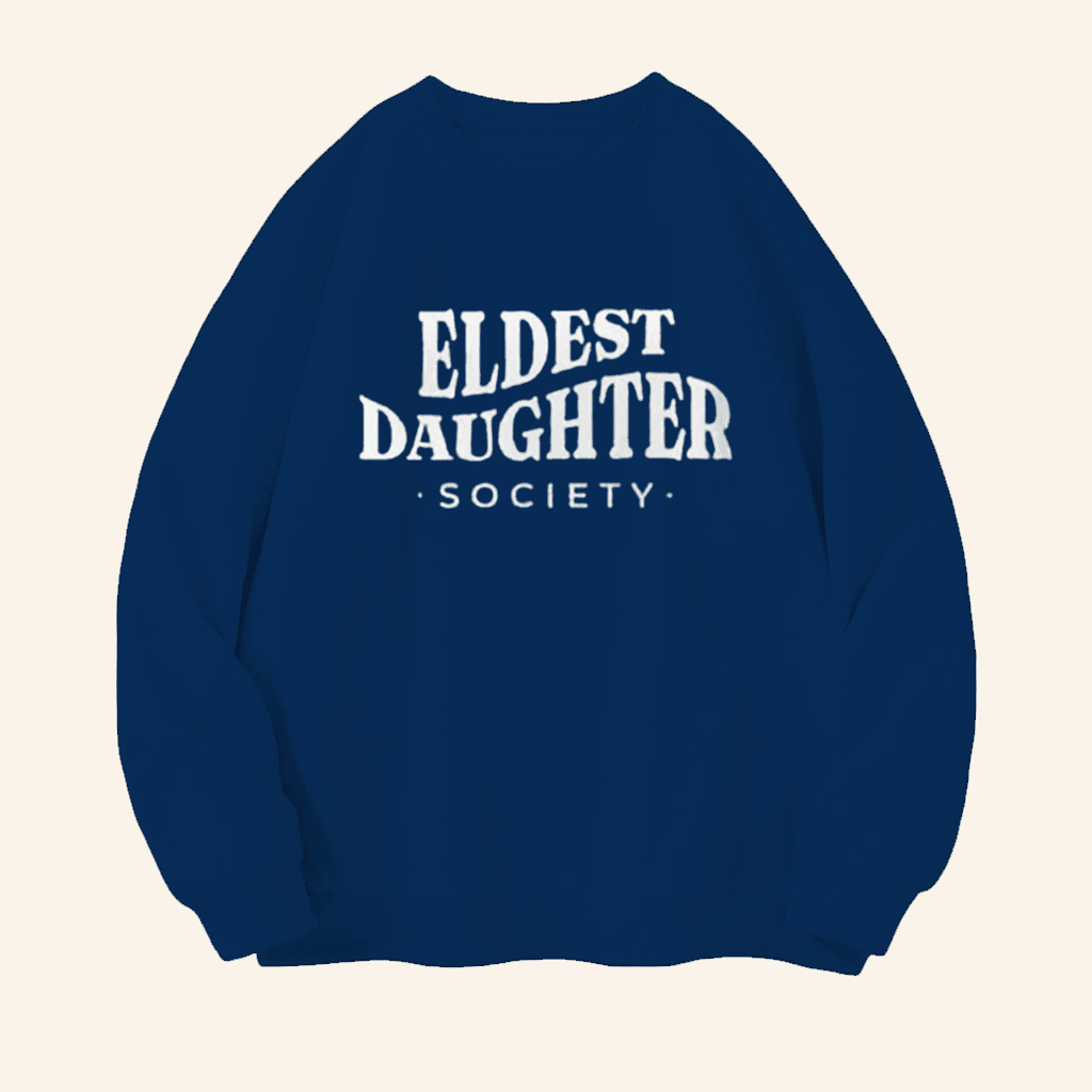 Eldest Daughter Merch Society Cropped Sweatshirt Birthday Gifts For Wife - Lilybirchmarket
