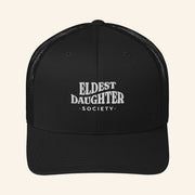 Eldest Daughter Merch Society Embroidered Trucker Hat Christmas Presents For Dad - Lilybirchmarket