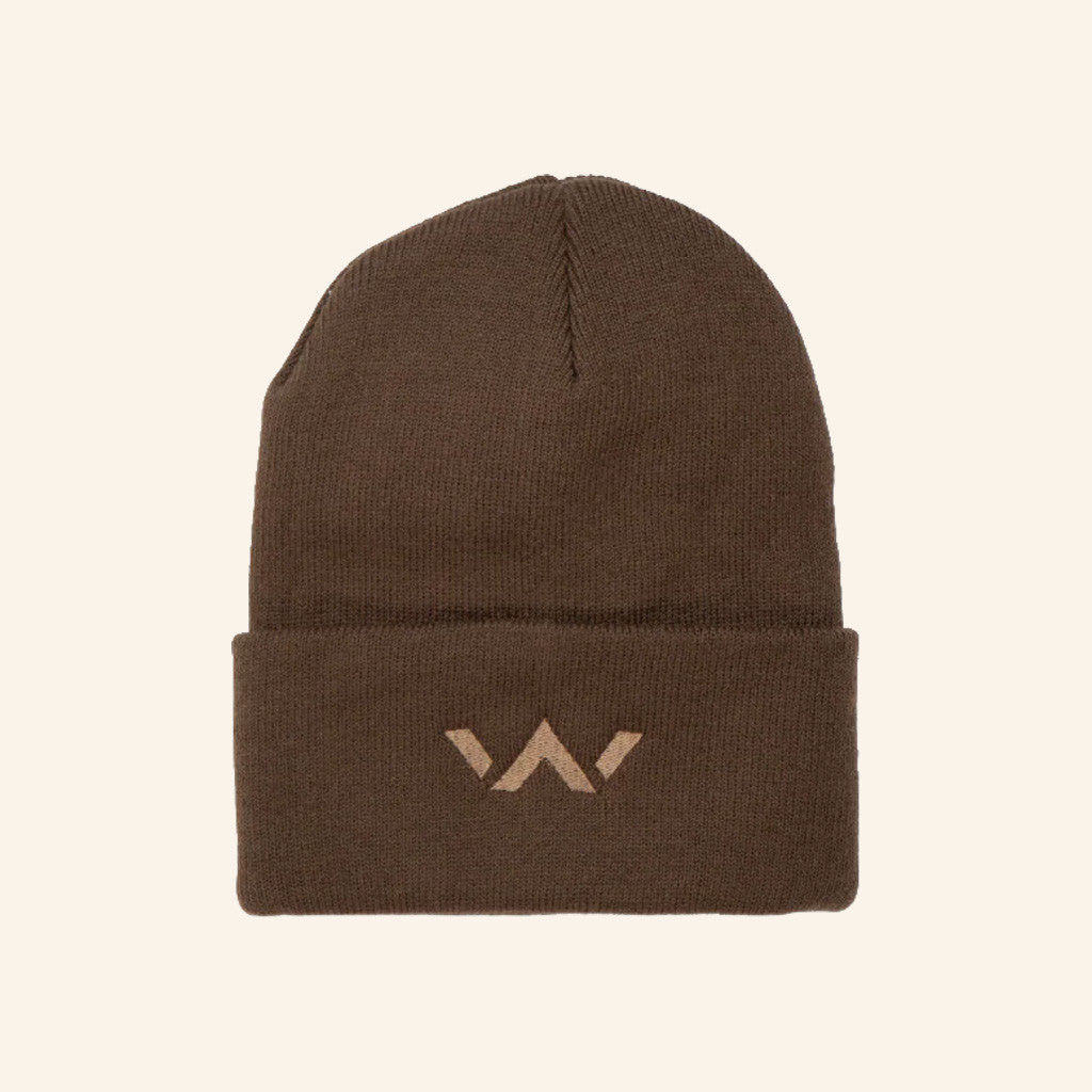 Elevation Worship Merch EW Logo Brown Beanie Birthday Gifts For Fans - Lilybirchmarket