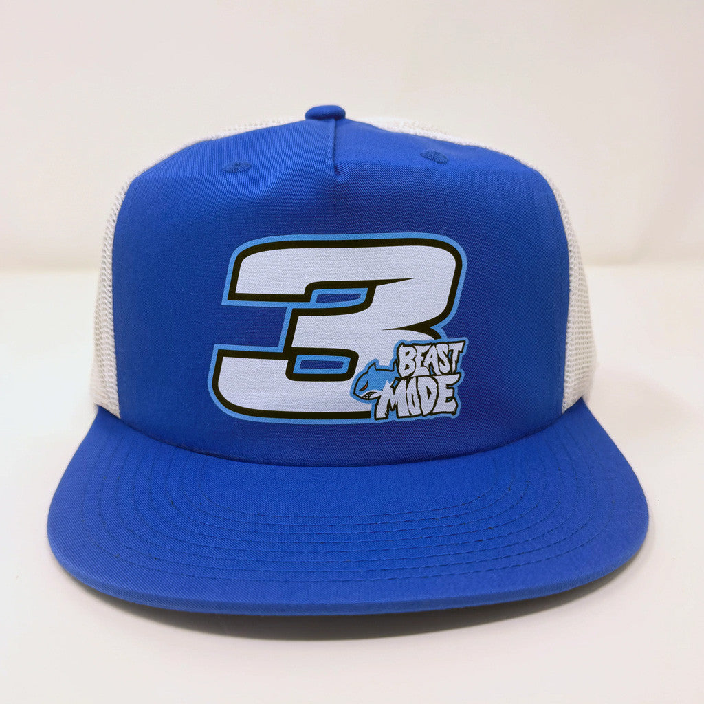 Eli Tomac Merch 3 Beast Mode Trucker Snapback Hat Best Gifts For Boyfriend - Lilybirchmarket