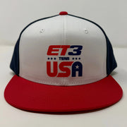 Eli Tomac Merch ET3 Team USA Snapback Hat Gift Ideas For Racing Lovers - Lilybirchmarket
