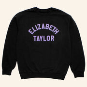 Elizabeth Taylor Merch Elizabeth Taylor Black Sweatshirt Birthday Ideas For Her - Lilybirchmarket