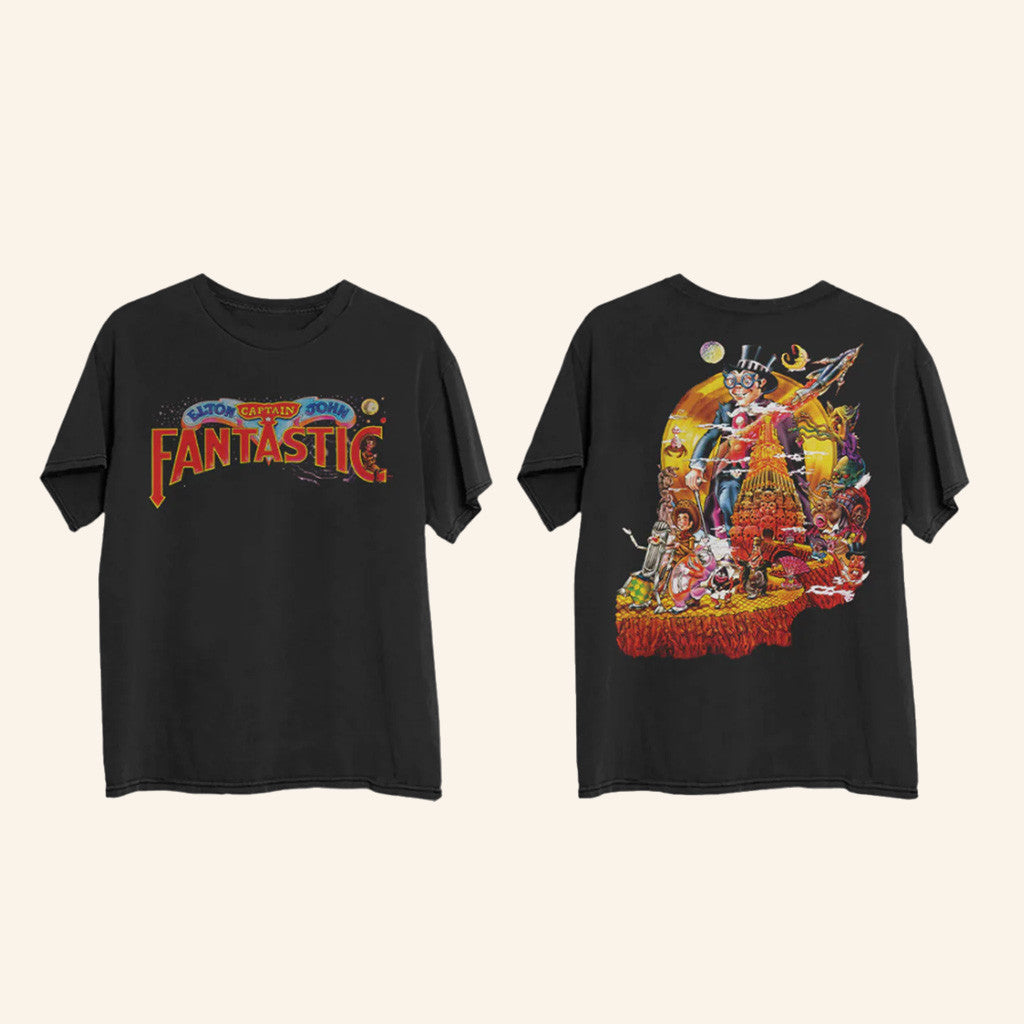 Elton John Merch Captain Fantastic 50Th Anniversary T-Shirt Best Gifts For Boyfriend - Lily Birch Market