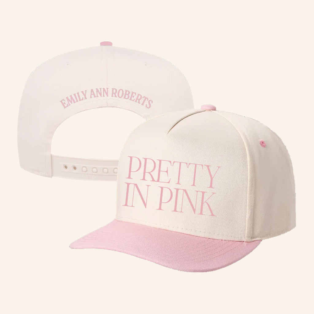 Emily Ann Roberts Merch Pretty in Pink Hat Embroidered Birthday Gifts For Music Fans - Lilybirchmarket