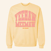 Emily Ann Roberts Merch Yeehaw Meemaw Crewneck Emily Ann Roberts Sweatshirt Gifts For Wife - Lilybirchmarket