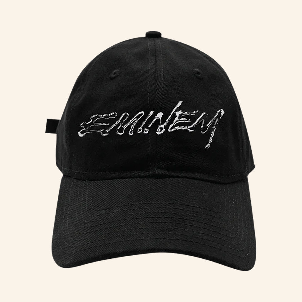 Eminem Merch Chrome Logo Embroidered Hat Best Gifts For Music Lovers - Lilybirchmarket
