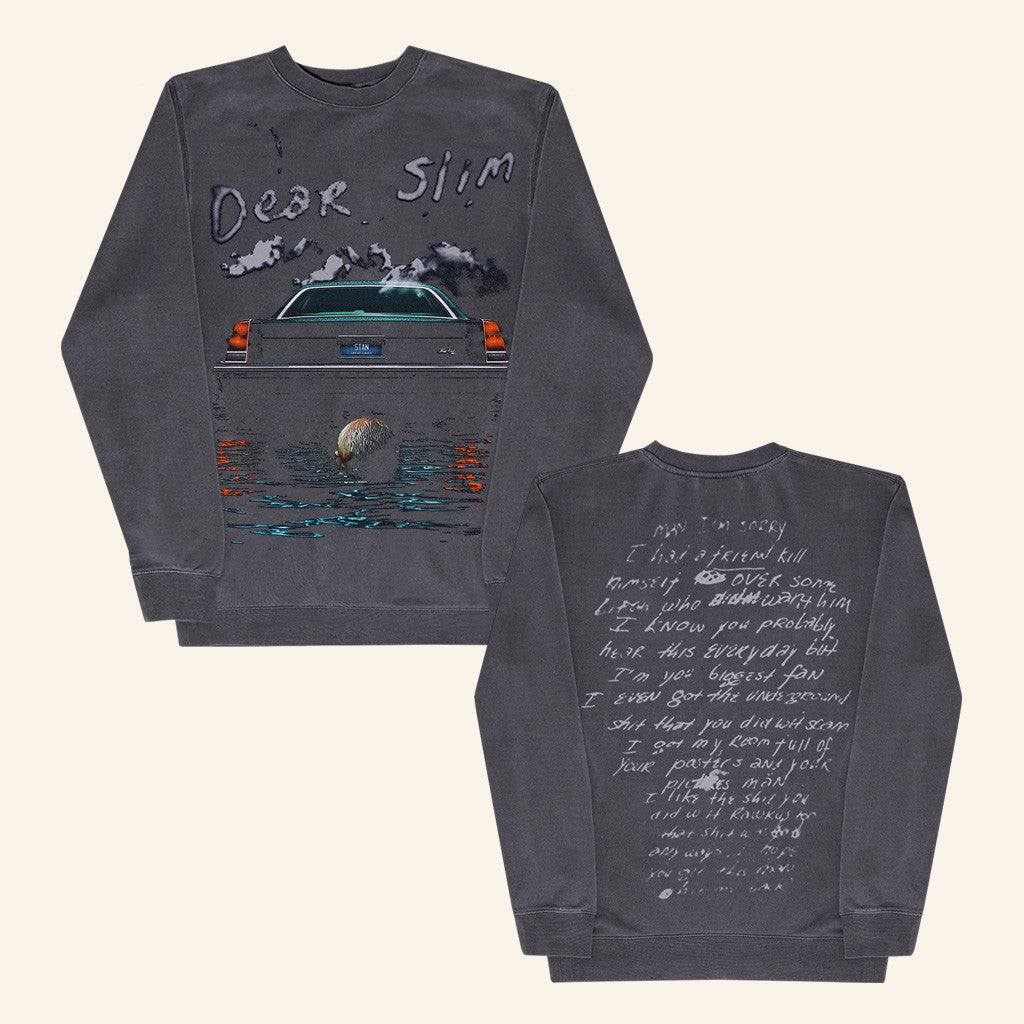 Eminem Merch Dear Slim Sweatshirt Music Related Gifts For Guys - Lilybirchmarket