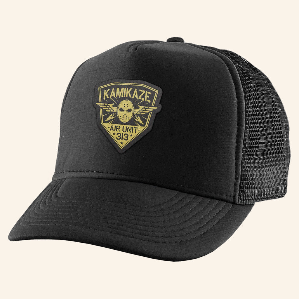 Eminem Merch Kamikaze Crest Trucker Hat Gifts For Music Enthusiasts - Lilybirchmarket