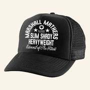 Eminem Merch Marshall Mathers vs Slim Shady Trucker Hat Gifts For Dad - Lilybirchmarket