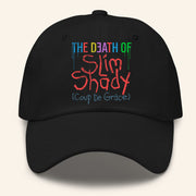 Eminem Merch The Death Of Slim Shady Logo Embroidered Hat Gifts For Rap Lovers - Lilybirchmarket