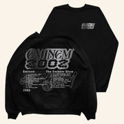 Eminem Merch The Eminem Show Chrome Logo Crewneck Sweatshirt Gifts For Rap Lovers - Lilybirchmarket