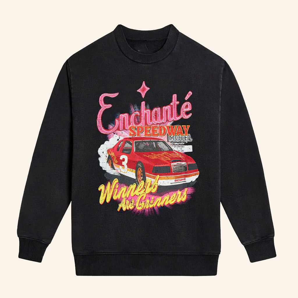 Enchante Merch Winners Are Grinners Crewneck Sweatshirt Birthday Gift For Her - Lilybirchmarket