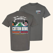 ESPN Merch CFP '25 Cotton Bowl Miami Vs Ohio State T-Shirt Football Fan Merch Gifts For Dad - Lily Birch Market