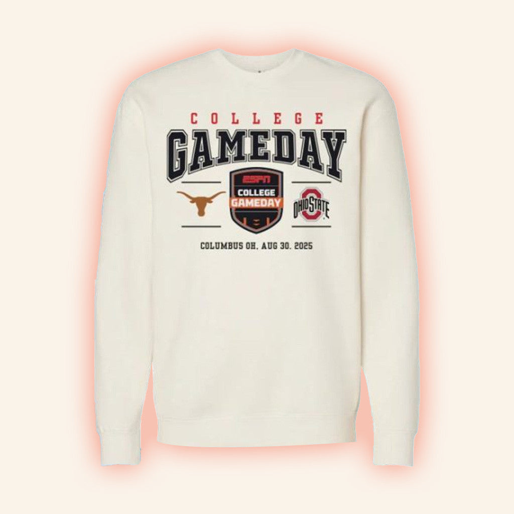 Espn Merch College Gameday Texas Vs Ohio State Sweatshirt Birthday Present For Him - Lilybirchmarket