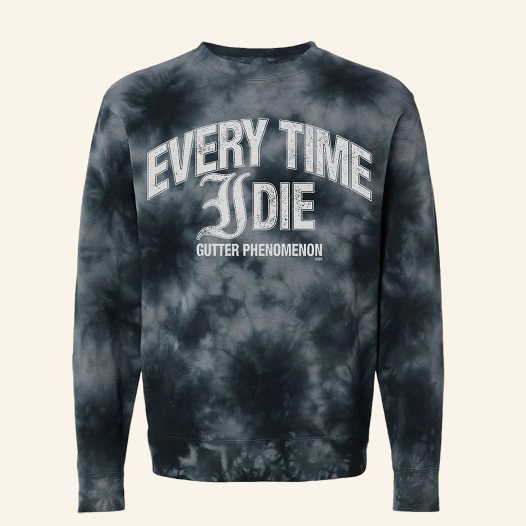 ETID Merch Gutter Phenomenon Tie Dye Crewneck Every Time I Die Sweatshirt Gifts For Boyfriend - Lilybirchmarket