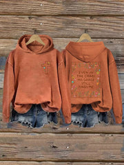 Even In The Chaos His Grace Finds Me Hoodie Women's Faith Based Apparel Easter Gifts For Her - Lilybirchmarket