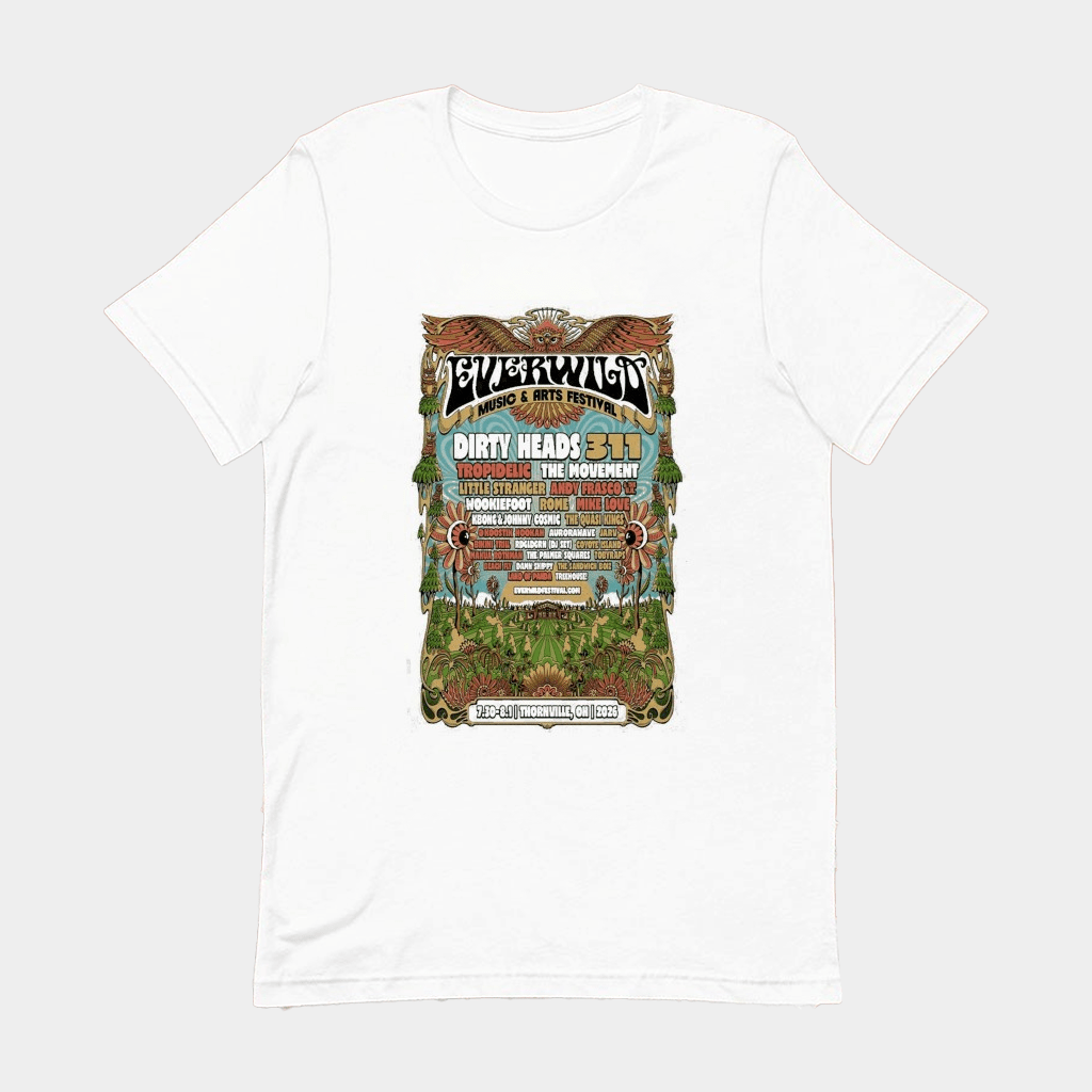 EVERWILD Music And Arts Festival Jul 30 Aug 1 2026 Thornville OH T-Shirt Gifts For Music Fans - Lily Birch Market