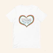 Every Time You See A Rainbow God Is Having Gay Sex Heart T-Shirt Funny LGBTQ Shirt Gifts - Lily Birch Market