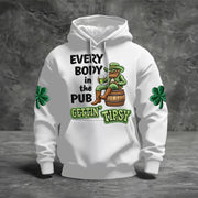 Everybody In the Pub Gettin Tipsy Saint Patrick's Day Hoodie St Patrick's Day Apparel Gift Idea - Lilybirchmarket