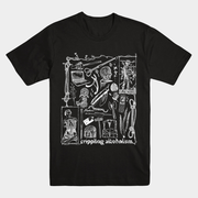 Evil Greed Merch Crippling Alcoholism Camgirl T-Shirt Gifts Ideas For Band Lovers - Lily Birch Market