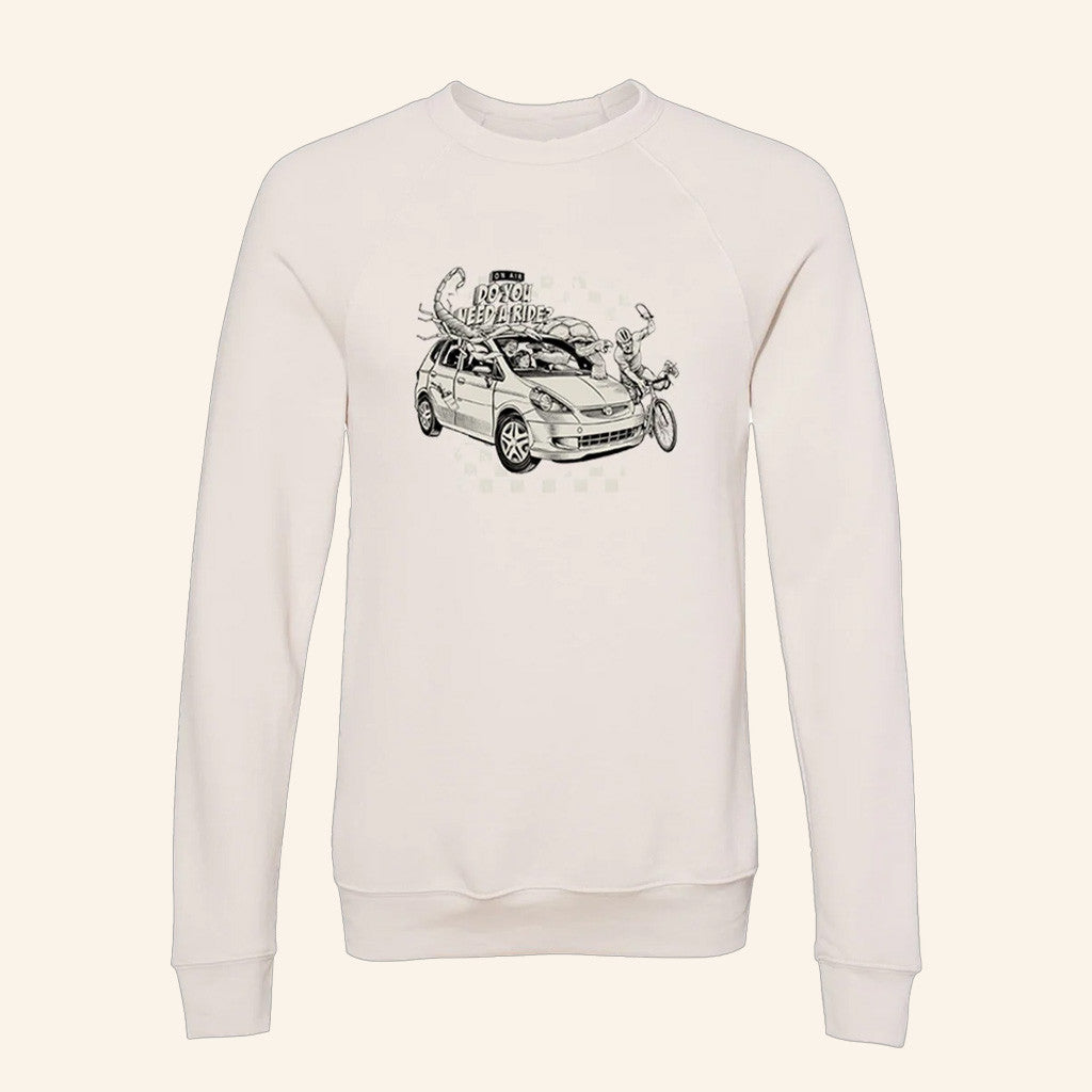 Exactly Right Merch Do You Need A Ride Car Crewneck Sweatshirt Gifts For Son - Lilybirchmarket