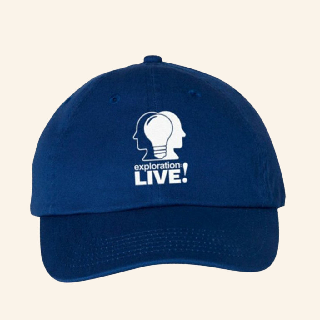 Exploration Live Merch Logo Blue Hat Christmas Presents For Him - Lilybirchmarket