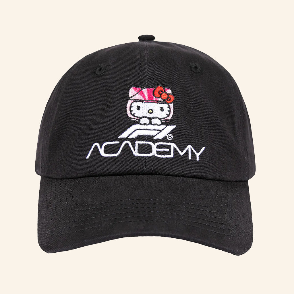 F1 Academy Hello Kitty Merch F1 Academy X Hello Kitty Embroidered Hat Gifts For Her - Lilybirchmarket