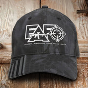 FAFO Fck Around And Find Out Embroidered Hat FAFO Hat Gifts For Gun Lovers - Lilybirchmarket