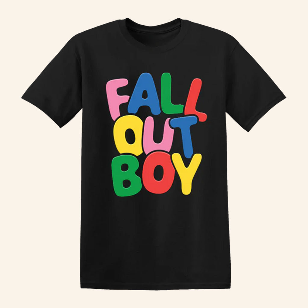 Fall Out Boy Merch Bubble Logo T-Shirt Birthday Present For Husband - Lily Birch Market