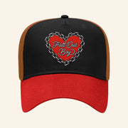 Fall Out Boy Merch Chain Heart Hat Embroidered Birthday Present For Husband - Lilybirchmarket