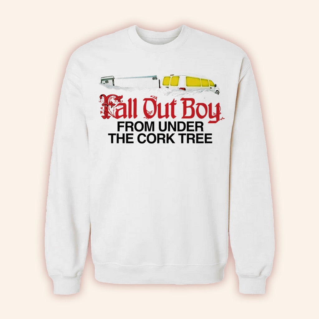 Fall Out Boy Merch Van Crewneck Sweatshirt Birthday Ideas For Friends - Lilybirchmarket