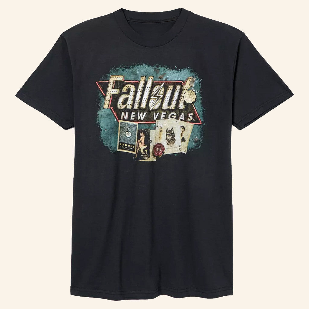 Fallout Merch New Vegas Sign T-Shirt Birthday Presents For Friends - Lily Birch Market