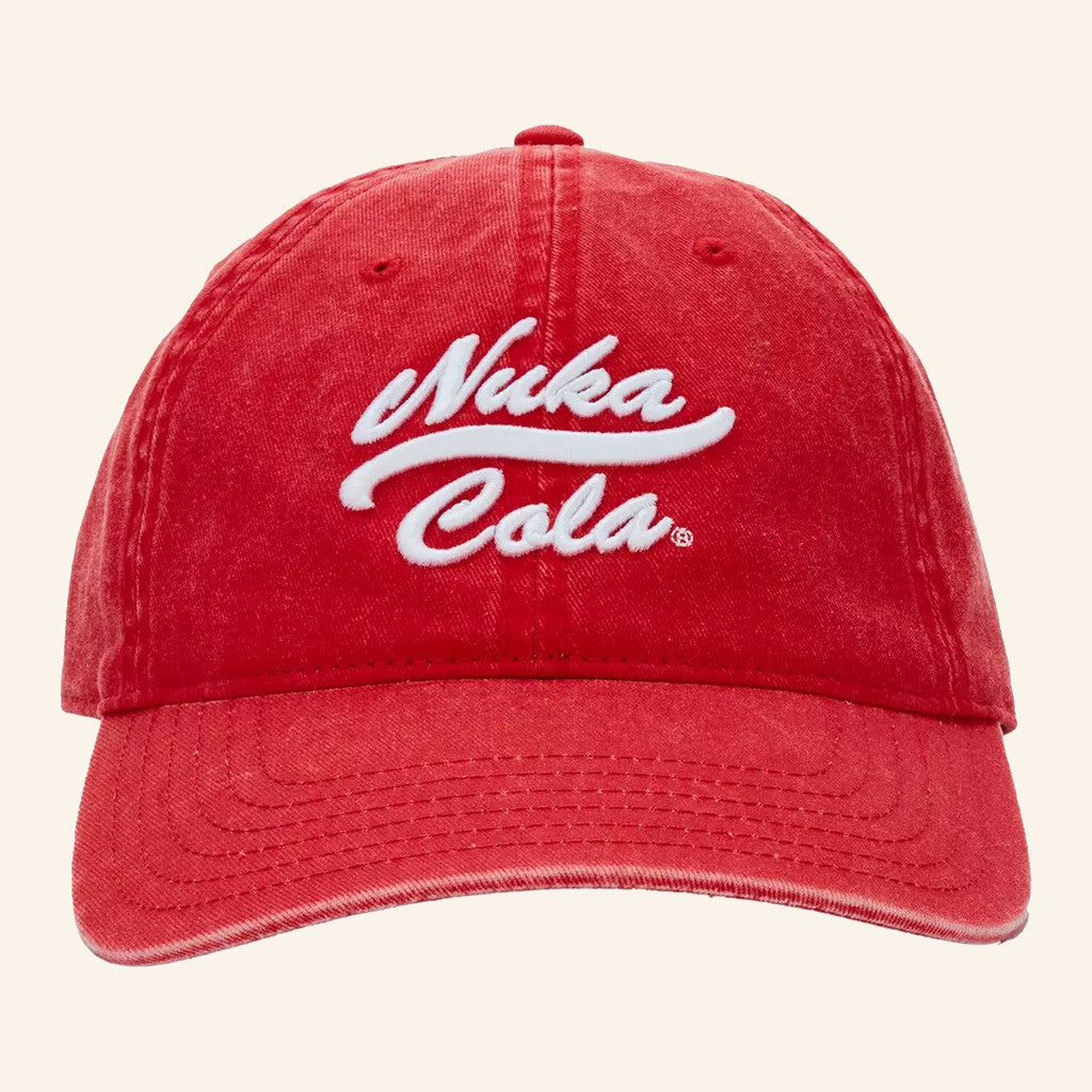 Fallout Merch Nuka Cola Logo Embroidered Hat Gift Ideas For Husband - Lilybirchmarket