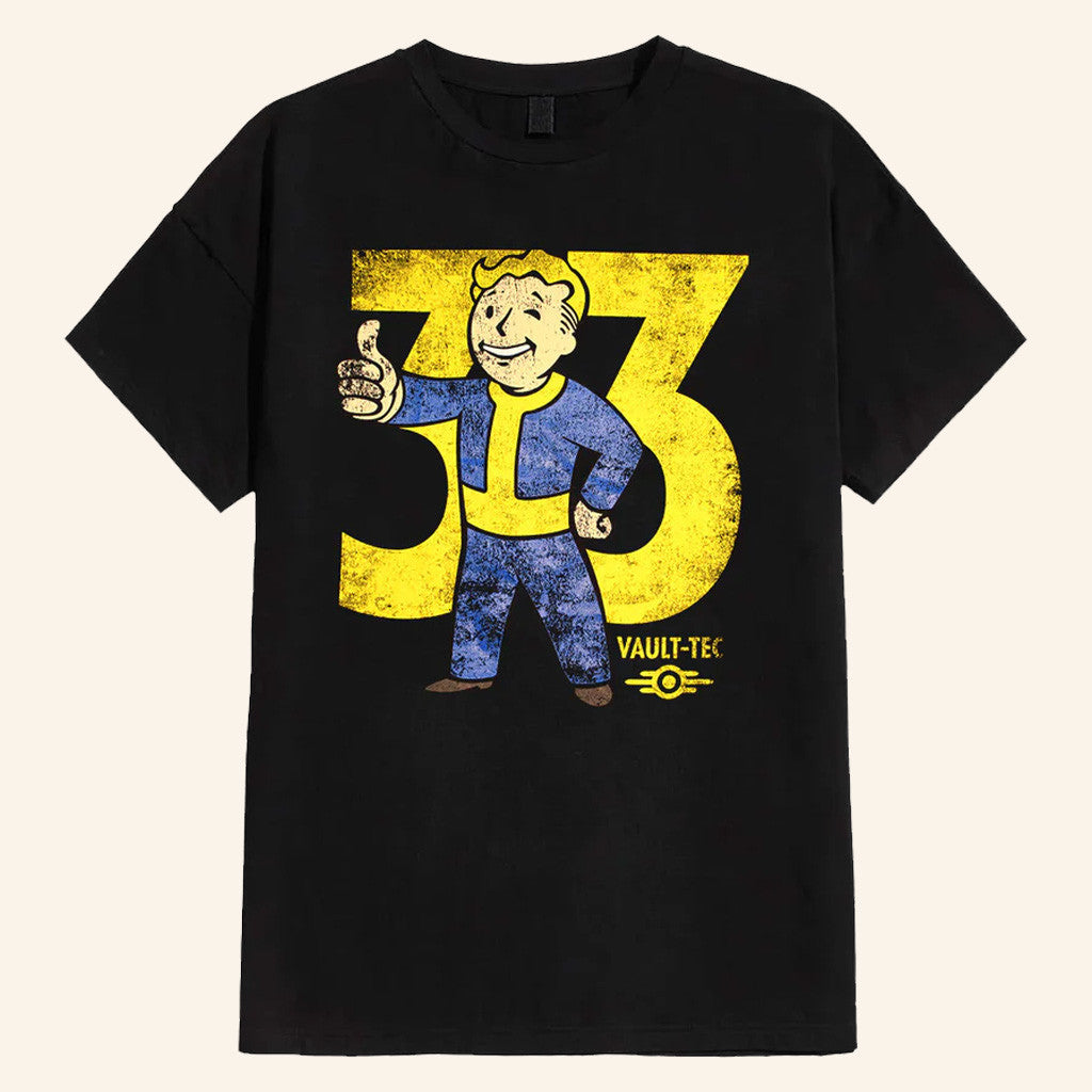 Fallout Merch Vault 33 Rule Of Thumb T-Shirt Best Gift For Game Lovers - Lily Birch Market