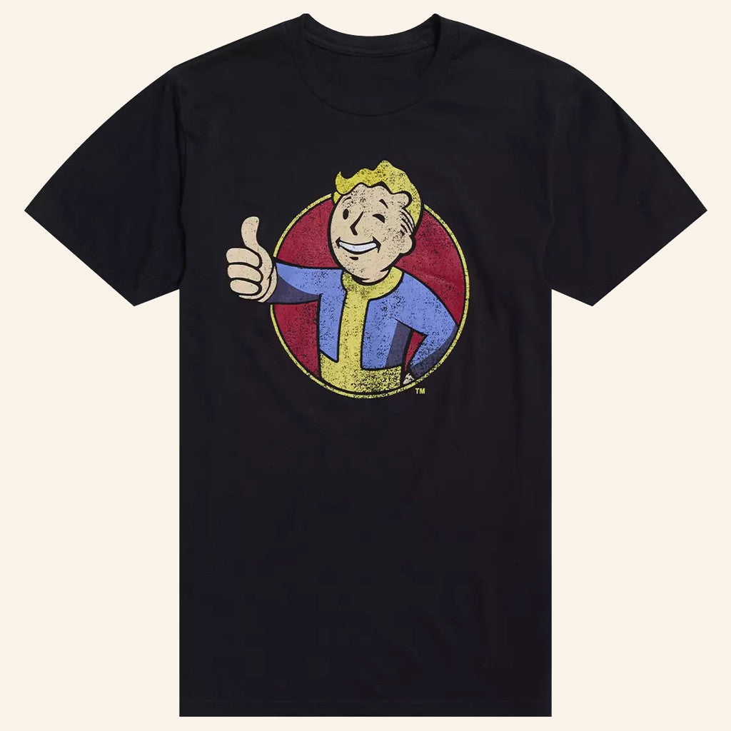 Fallout Merch Vault Boy T-Shirt Best Birthday Gift For Husband - Lily Birch Market