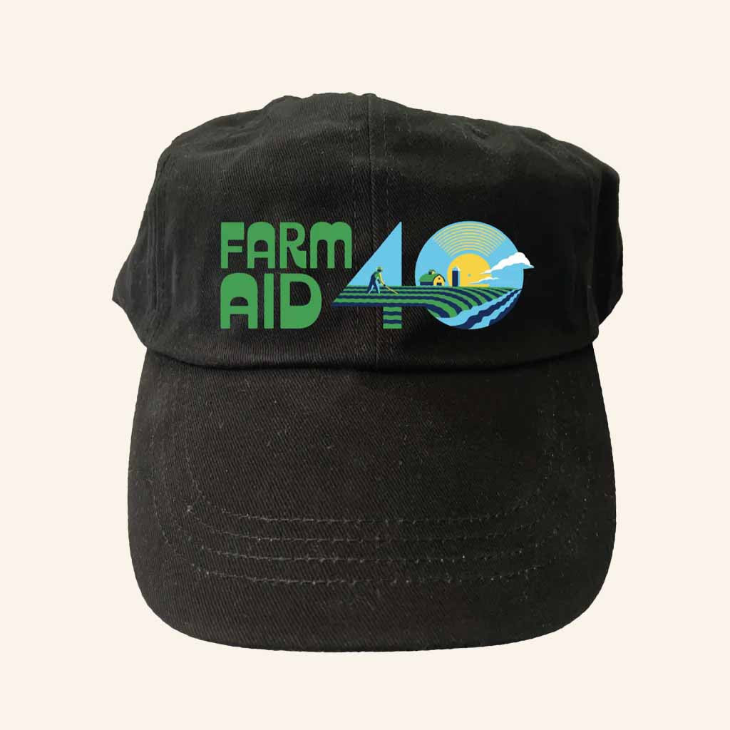 Farm Aid Merch Farm Aid 40 Festival Logo Baseball Hat Unique Gifts For Farmers - Lilybirchmarket