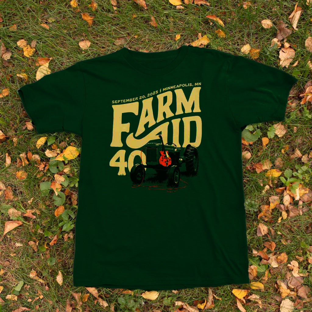 Farm Aid Merch Farm Aid 40 Tractor Amp T-Shirt Christmas Gifts For Guys - Lily Birch Market