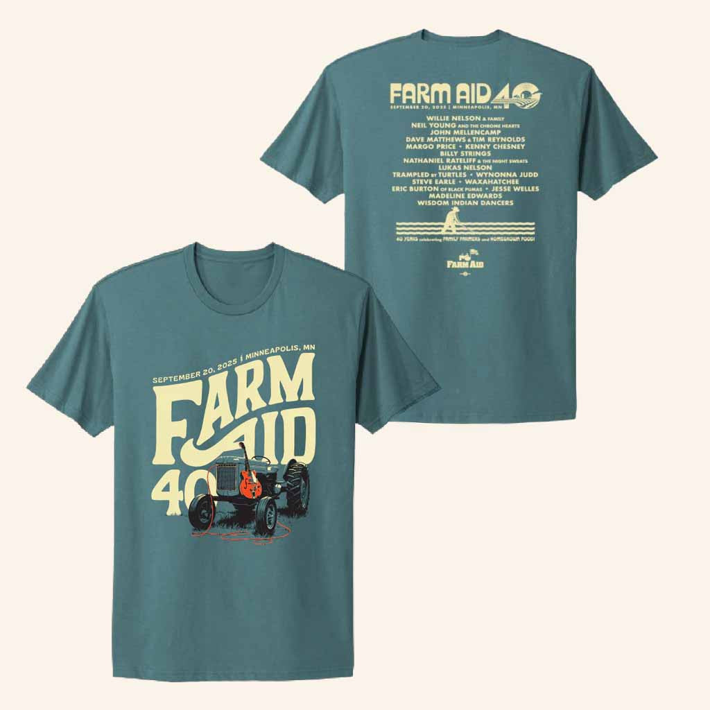 Farm Aid Merch Farm Aid 40 Tractor Amp T-Shirt Gift Ideas For Farmers - Lily Birch Market