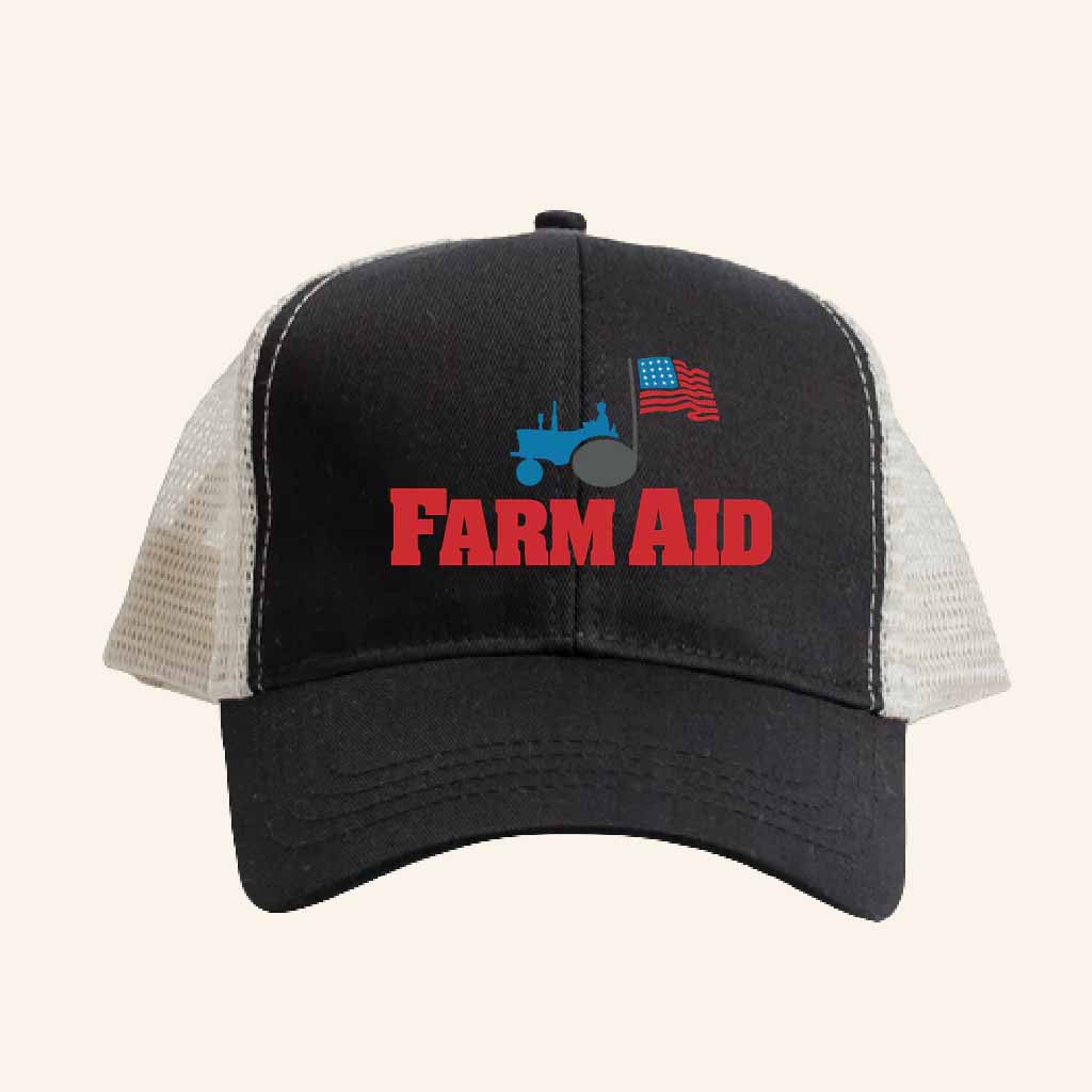 Farm Aid Merch Farm Aid Tractor Logo Trucker Hat Best Christmas Gifts For Dad - Lilybirchmarket