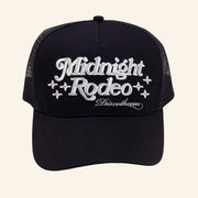 Fashion Moves Forward Merch Midnight Rodeo Discotheque Trucker Hat Embroidered Gifts For Him - Lilybirchmarket