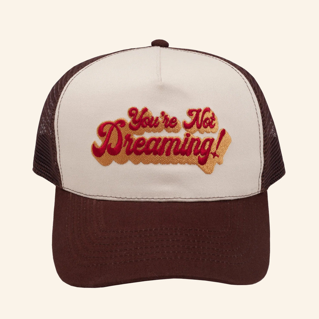 Fashion Moves Forward Merch Midnight Rodeo You're Not Dreaming Trucker Hat Embroidered Him Gift - Lilybirchmarket